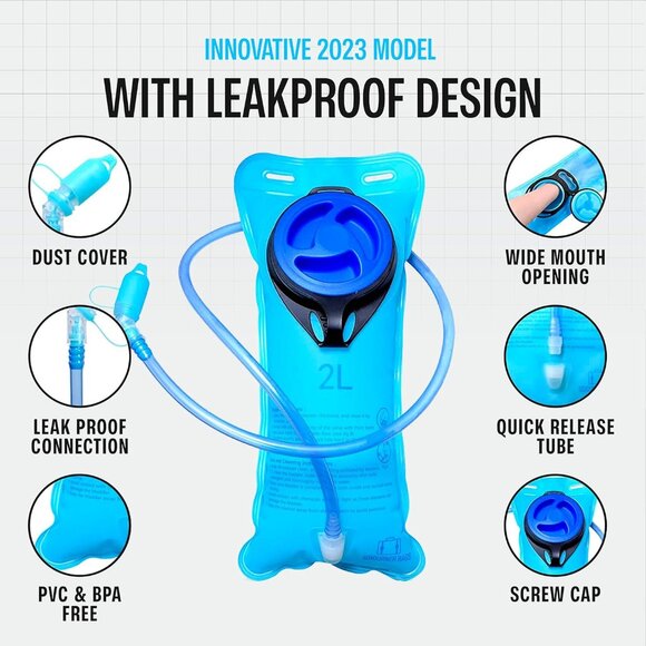 Sojourner Rave Hydration Pack - Hydration Backpack - Hydropack with 2L Bladder - - Picture 6 of 7